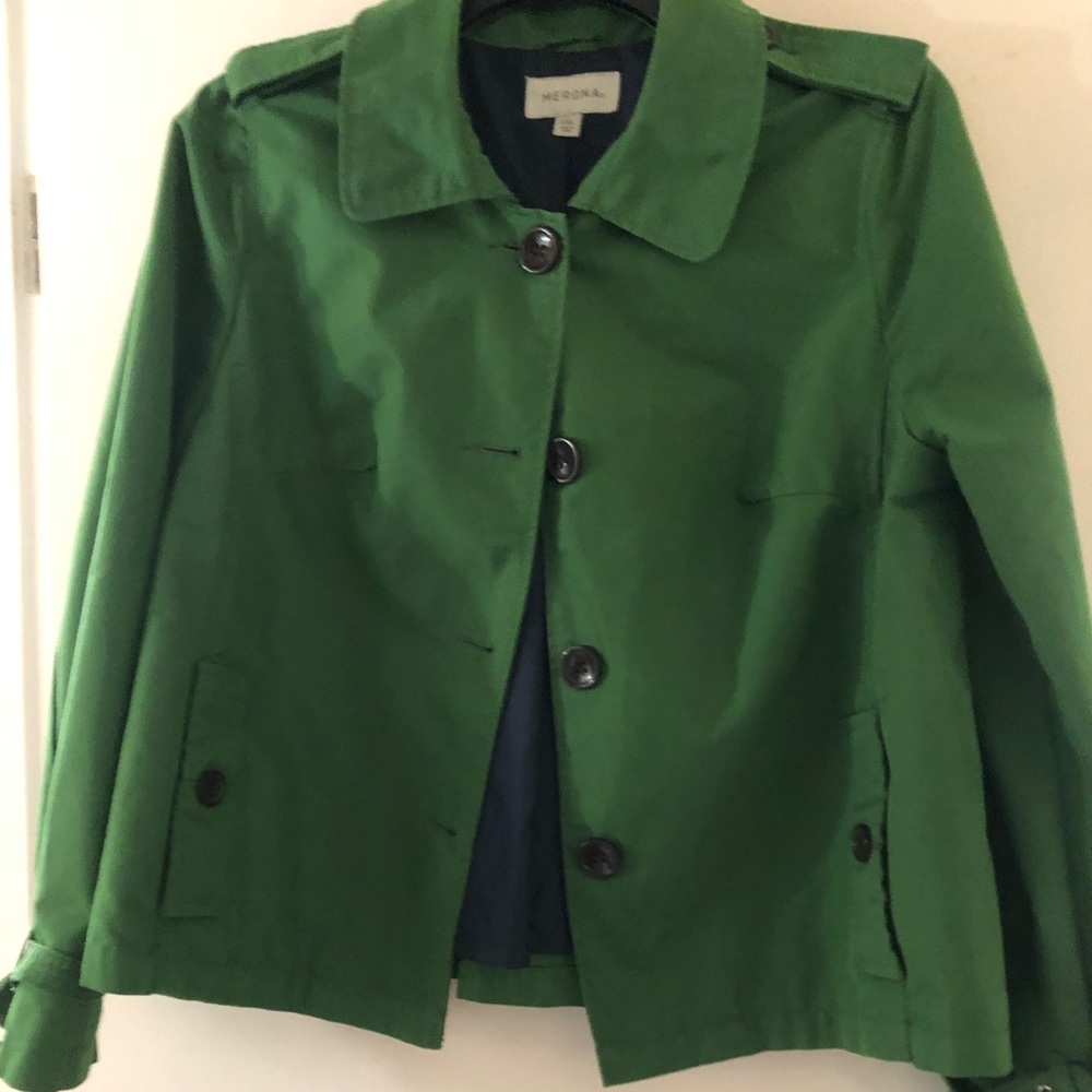 Green swing coat XXL